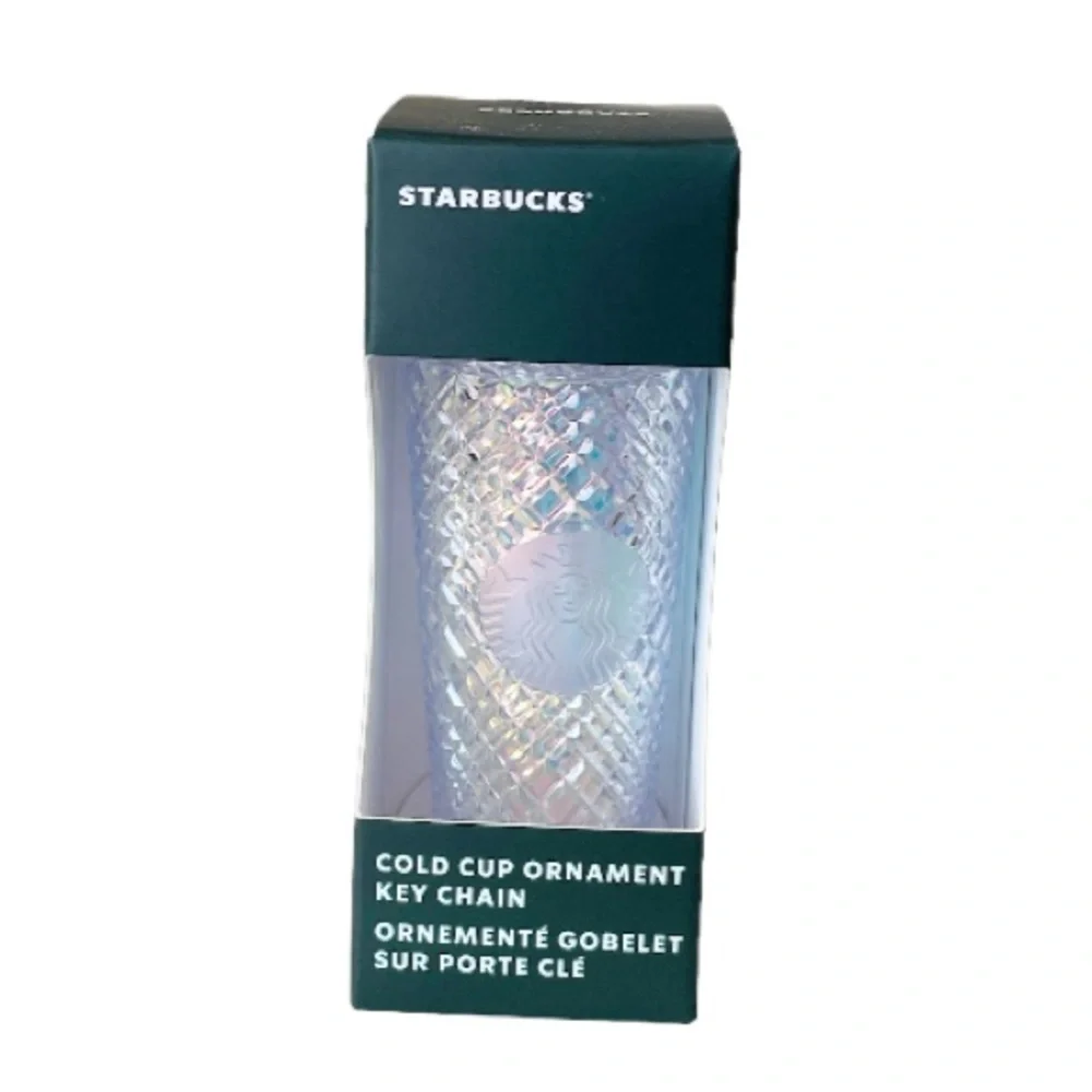 NEW Starbucks Holiday Jeweled Cold Cup Ornament Keychain/Ornament